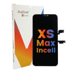DISPLAY LCD iTruColor HD INCELL PER APPLE IPHONE XS MAX TOUCH SCREEN VETRO SCHERMO FRAME NERO (V SERIES FLY)