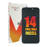 DISPLAY LCD iTruColor HD INCELL PER APPLE IPHONE 14 PRO MAX TOUCH SCREEN VETRO SCHERMO FRAME NERO (V SERIES FLY IC Intercambiabile)