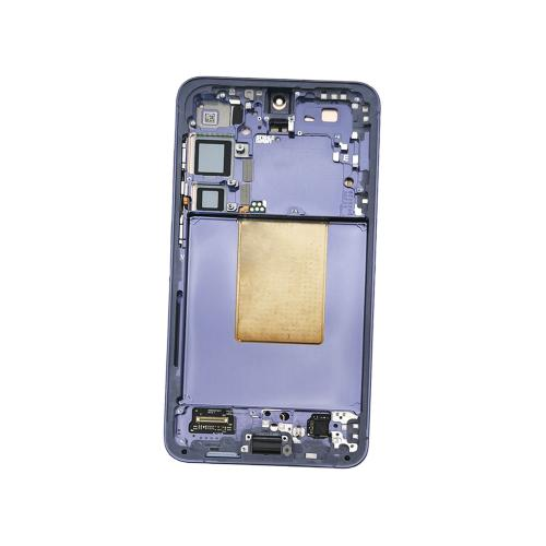 TOUCH SCREEN SCHERMO ORIGINALE SERVICE PACK PER SAMSUNG GALAXY S24 PLUS 5G S926B VIOLA / COBALT VIOLET CON FRAME VETRO LCD DISPLAY GH82-33410C