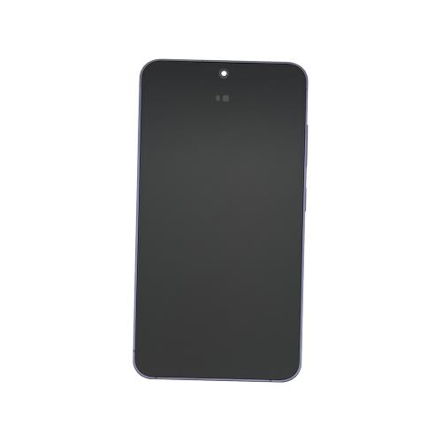 TOUCH SCREEN SCHERMO ORIGINALE SERVICE PACK PER SAMSUNG GALAXY S24 5G S921B VIOLA / COBALT VIOLET CON FRAME VETRO LCD DISPLAY GH82-33287C