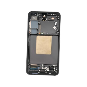 TOUCH SCREEN SCHERMO ORIGINALE SERVICE PACK PER SAMSUNG GALAXY S24 5G S921B NERO / ONYX BLACK CON FRAME VETRO LCD DISPLAY GH82-33287A