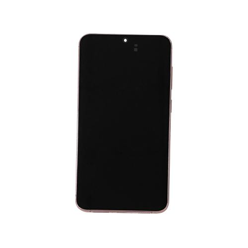 TOUCH SCREEN SCHERMO ORIGINALE SERVICE PACK PER SAMSUNG GALAXY S23 PLUS 5G S916B VIOLA / LAVANDER LIGHT PINK CON FRAME VETRO LCD DISPLAY GH82-30476D / GH82-30477D / GH82-31123D
