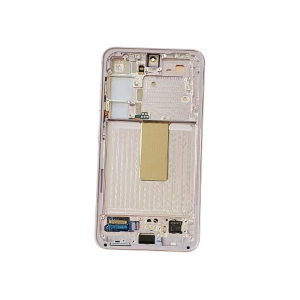 TOUCH SCREEN SCHERMO ORIGINALE SERVICE PACK PER SAMSUNG GALAXY S23 5G S911B VIOLA CON FRAME VETRO LCD DISPLAY GH82-30480D / GH82-30481D / GH82-31001D