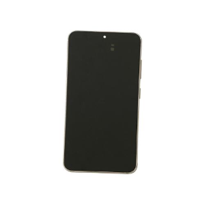 TOUCH SCREEN SCHERMO ORIGINALE SERVICE PACK PER SAMSUNG GALAXY S23 5G S911B CREMA / CREAM BEIGE CON FRAME VETRO LCD DISPLAY GH82-30480B / GH82-30481B / GH82-31001B
