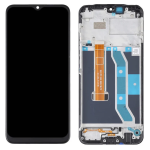 DISPLAY LCD PER REALME NOTE 50 RMX3834 TOUCH SCREEN SCHERMO VETRO NERO CON FRAME