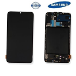TOUCH SCREEN SCHERMO ORIGINALE SERVICE PACK PER SAMSUNG GALAXY A70 A705F NERO VETRO LCD DISPLAY CON FRAME GH82-19787A / GH82-19747A