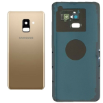 BACK COVER + CAMERA FRAME SAMSUNG A8 2018 A530 A530F SCOCCA COPRIBATTERIA POSTERIORE GOLD