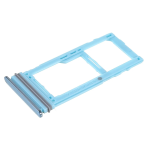 CARRELLO PORTA LETTORE DUAL SIM MICRO SD CARD READER PER SAMSUNG A52 4G A525 / A52 5G A526 /  A52S A528B BLU BLUE AZZURRO CELESTE