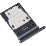 CARRELLO PORTA LETTORE DUAL SIM MICRO SD CARD READER PER SAMSUNG A54 5G A546B NERO BLACK