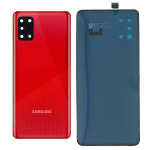 BACK COVER + CAMERA FRAME SAMSUNG A31 SM-A315 SCOCCA COPRIBATTERIA POSTERIORE RED ROSSO