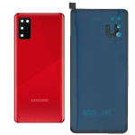 BACK COVER + CAMERA FRAME SAMSUNG A41 SM-A415 SCOCCA COPRIBATTERIA POSTERIORE RED ROSSO 