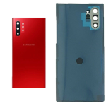 BACK COVER + CAMERA FRAME SAMSUNG NOTE 10 PLUS + N975 SCOCCA COPRIBATTERIA POSTERIORE RED ROSSO 