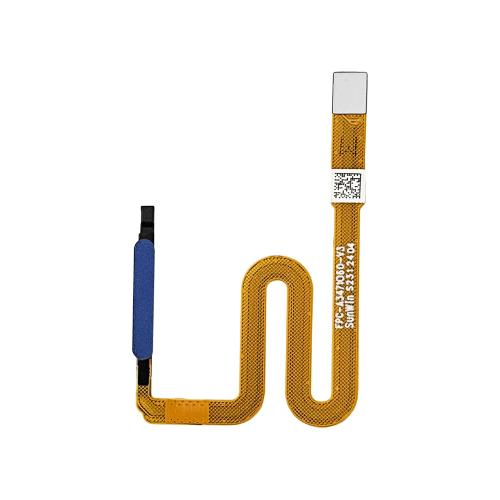 FLAT FLEX TASTO FINGERPRINT SENSORE IMPRONTA DIGITALE TOUCH ID PER SAMSUNG A03S SM-A037 BLUE BLU