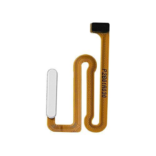 FLAT FLEX TASTO POWER FINGERPRINT SENSORE IMPRONTA DIGITALE TOUCH ID PER SAMSUNG A04S SM-A047F WHITE BIANCO