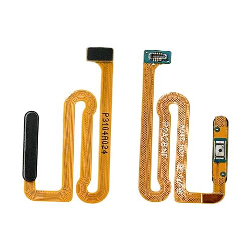 FLAT FLEX TASTO POWER FINGERPRINT SENSORE IMPRONTA DIGITALE TOUCH ID PER SAMSUNG A04S SM-A047F BLACK NERO 
