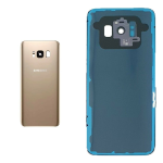 BACK COVER + CAMERA FRAME SAMSUNG S8 G950 G950F SCOCCA COPRIBATTERIA POSTERIORE ORO GOLD 