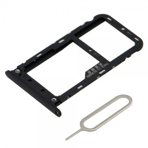 CARRELLO PORTA LETTORE SIM + MICRO SD CARD READER PER XIAOMI POCO X3 / X3 PRO NERO BLACK 