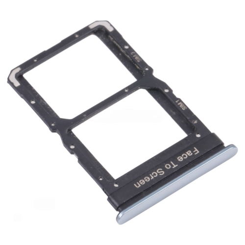 CARRELLO PORTA LETTORE SIM CARD READER PER XIAOMI REDMI NOTE 10 PRO 5G / POCO X3 GT GRIGIO ARGENTO SILVER