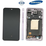 TOUCH SCREEN SCHERMO ORIGINALE SERVICE PACK PER SAMSUNG GALAXY A55 5G A556B VETRO LCD DISPLAY VIOLA LAVENDER / LILAC GH82-34305C