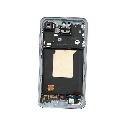 TOUCH SCREEN SCHERMO ORIGINALE SERVICE PACK PER SAMSUNG GALAXY A55 5G A556B VETRO LCD DISPLAY BLU ICE BLUE GH82-34305B