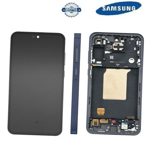 TOUCH SCREEN SCHERMO ORIGINALE SERVICE PACK PER SAMSUNG GALAXY A55 5G A556B VETRO LCD DISPLAY BLACK NERO NAVY GH82-34305A