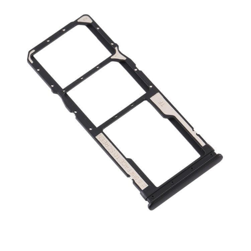CARRELLO PORTA LETTORE SIM + MICRO SD CARD READER PER XIAOMI REDMI 8 / 8A NERO BLACK