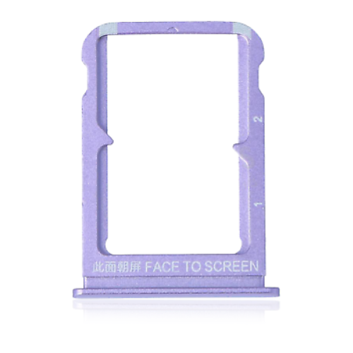 CARRELLO PORTA LETTORE SIM CARD READER PER XIAOMI MI 9 SE VIOLA PURPLE VIOLET