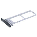 CARRELLO PORTA LETTORE SIM CARD READER PER SAMSUNG SM-N970F NOTE 10 (2019) NERO BLACK 