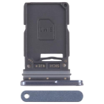 CARRELLO PORTA LETTORE DUAL SIM MICRO SD CARD READER PER SAMSUNG SM-S921B S24 / SM-S926B S24+ PLUS BLUE BLU