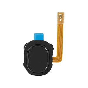 FLAT FLEX TASTO FINGERPRINT SENSORE IMPRONTA DIGITALE TOUCH ID PER SAMSUNG A20E SM-A202F NERO BLACK