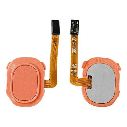 FLAT FLEX TASTO FINGERPRINT SENSORE IMPRONTA DIGITALE TOUCH ID PER SAMSUNG A20E SM-A202F ARANCIO ORANGE
