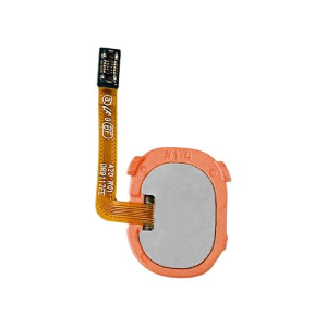 FLAT FLEX TASTO FINGERPRINT SENSORE IMPRONTA DIGITALE TOUCH ID PER SAMSUNG A20E SM-A202F ARANCIO ORANGE