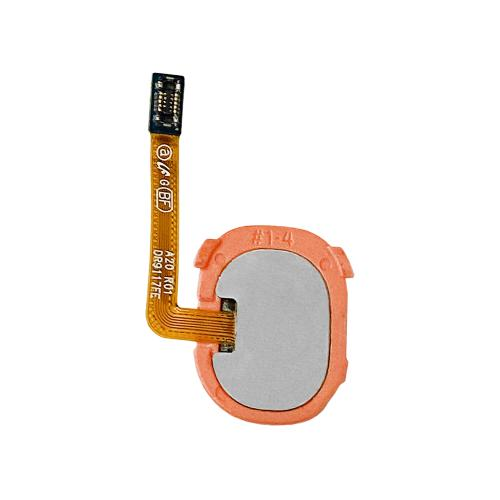 FLAT FLEX TASTO FINGERPRINT SENSORE IMPRONTA DIGITALE TOUCH ID PER SAMSUNG A20E SM-A202F ARANCIO ORANGE