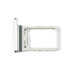 CARRELLO PORTA LETTORE DUAL SIM MICRO SD CARD READER SAMSUNG PER F711B Z FLIP 3 5G BIANCO ARGENTO SILVER BIANCO