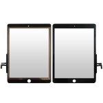 VETRO TOUCH SCREEN SCHERMO NERO COMPLETO PER IPAD AIR A1474 / A1475 / A1476 (NO PULSANTE HOME)