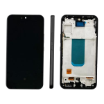 TOUCH SCREEN SCHERMO OLED PER SAMSUNG GALAXY A54 5G A546B DISPLAY LCD CON FRAME NERO BLACK (FULL SIZE)