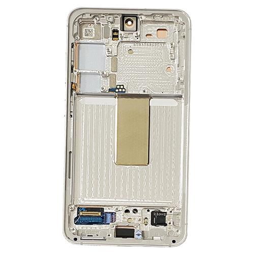 TOUCH SCREEN SCHERMO ORIGINALE SERVICE PACK PER SAMSUNG GALAXY S23 5G S911B LIME / LIME CON FRAME VETRO LCD DISPLAY GH82-30480F GH82-30481F