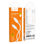 CAVO DATI RICARICA TYPE C TIPO C - LIGHTNING 1 MT HOCO X107 27W BIANCO
