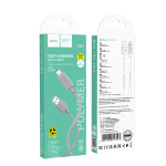 CAVO DATI RICARICA USB A - MICRO USB 1 MT HOCO X107 27W GRIGIO