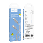 CAVO DATI RICARICA USB A - TYPE C TIPO C 1 MT HOCO X107 27W GRIGIO