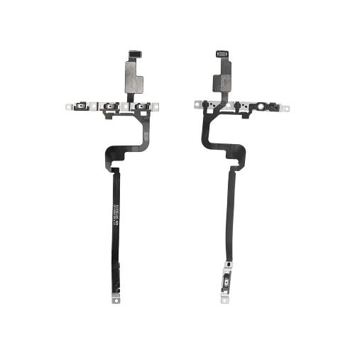 FLAT FLEX TASTO VOLUME POWER ACCENSIONE PER IPHONE 15 PRO MAX CON SUPPORTO