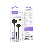 CUFFIE AURICOLARI TYPE-C TIPO-C M114 HOCO NERO BLACK