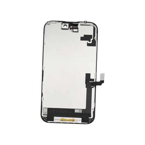 DISPLAY LCD ZY COF FHD INCELL PER APPLE IPHONE 16 TOUCH SCREEN VETRO SCHERMO FRAME NERO(IC INTERCAMBIABILE)
