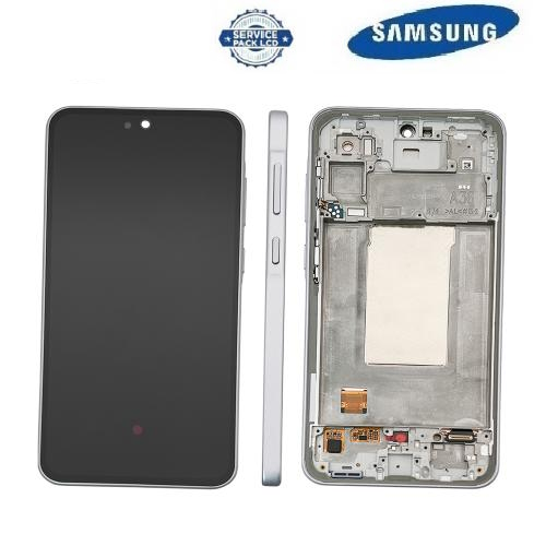 TOUCH SCREEN SCHERMO ORIGINALE SERVICE PACK PER SAMSUNG GALAXY A36 5G A366B VIOLA / AWESOME LAVENDER CON FRAME VETRO LCD DISPLAY GH82-36841D