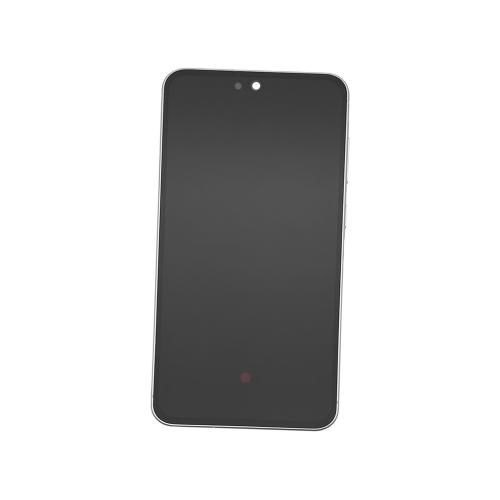 TOUCH SCREEN SCHERMO ORIGINALE SERVICE PACK PER SAMSUNG GALAXY A56 5G A566B GRIGIO / AWESOME LIGHT GRAY CON FRAME VETRO LCD DISPLAY GH82-36829B