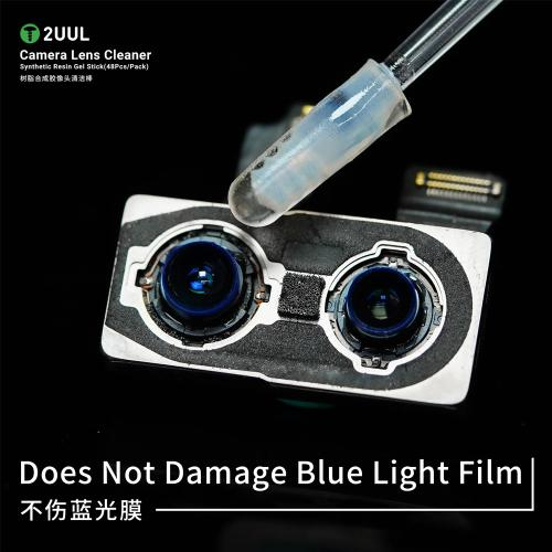 GEL DETERGENTE STICK ANTIPOLVERE PER PULIZIA LENTI FOTOCAMERA RIMOZIONE POLVERE 48 PEZZI CL21 2UUL