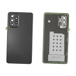 BACK COVER + CAMERA FRAME SAMSUNG A52S 5G A528B SCOCCA COPRIBATTERIA POSTERIORE NERO BLACK