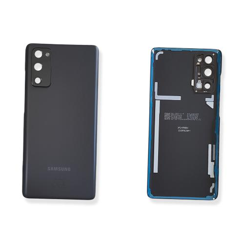 BACK COVER + CAMERA FRAME SAMSUNG S20 FE 5G SM-G780F G781B SCOCCA COPRIBATTERIA POSTERIORE NERO BLACK BLU NAVY