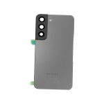 BACK COVER + CAMERA FRAME SAMSUNG S22 S901B SCOCCA COPRIBATTERIA POSTERIORE GRAPHITE GRAFITE GRAY