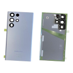 BACK COVER + CAMERA FRAME SAMSUNG S22 ULTRA S908B SCOCCA COPRIBATTERIA POSTERIORE BLU